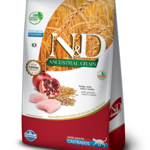 N&D Gatos Adultos Castrados Ancestral Grain Pollo 1,5kg