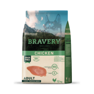 Bravery Adulto Chicken Mediana y Grande 12k