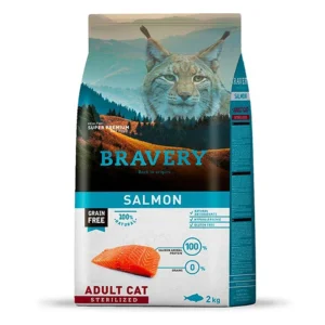 Bravery Adulto Cat Sterilized Salmon 2k